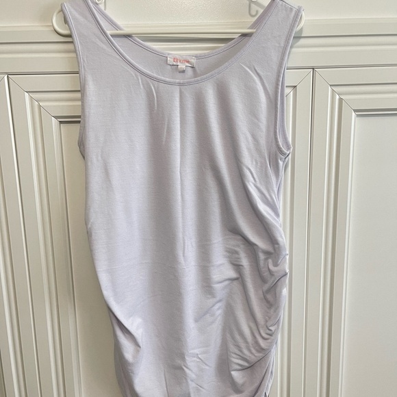 Bhome Maternity Tank Tops for Women Ruched Sleeveless | Pregnancy | XL - Picture 2 of 3